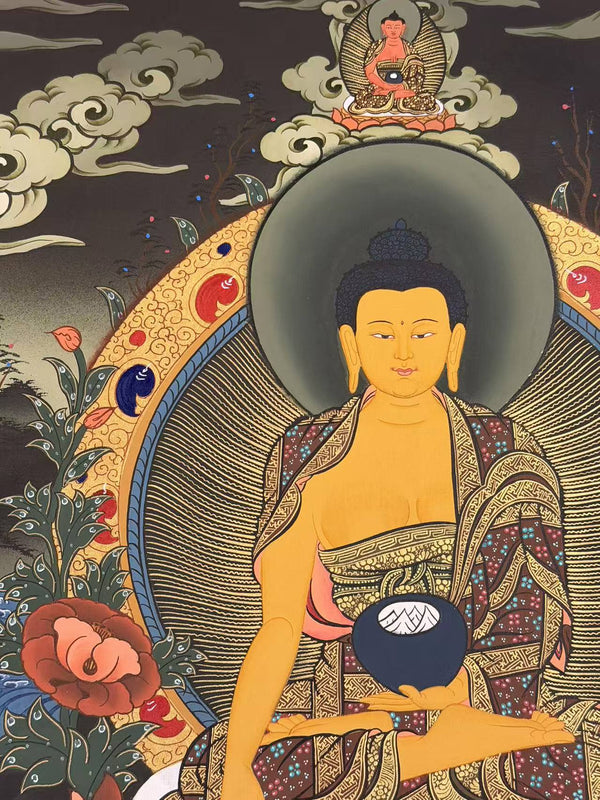 Shakyamuni Buddha Thangka - Art Of Tibet