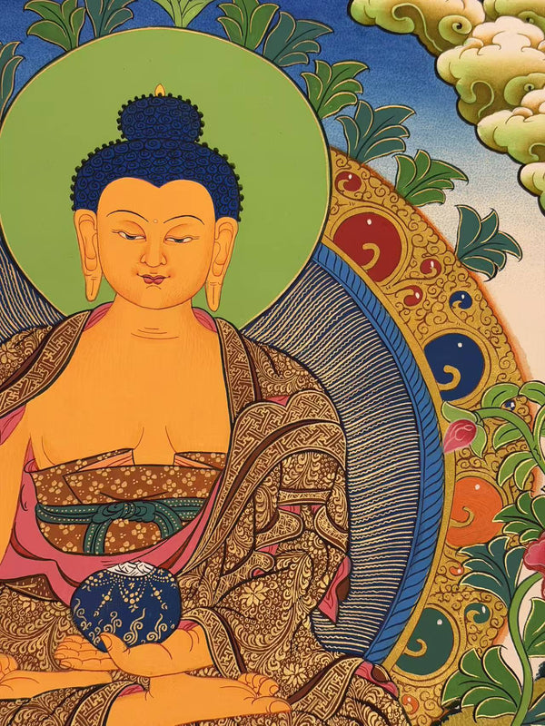 Shakyamuni Buddha Thangka - Art Of Tibet