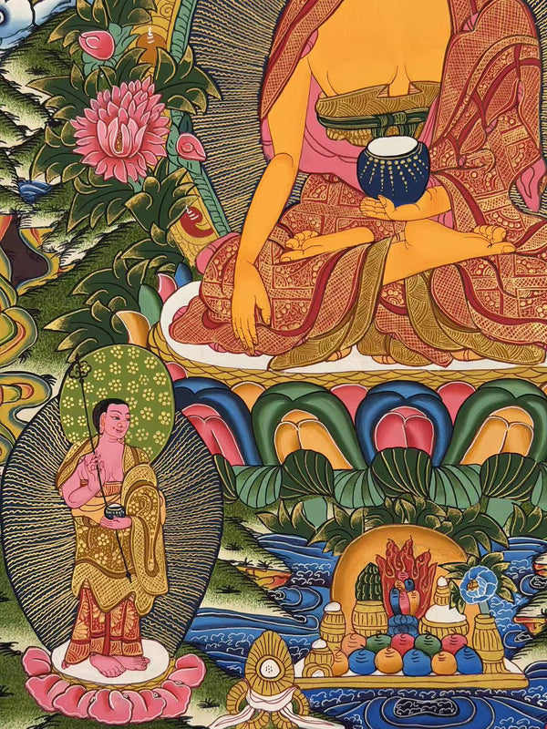 Shakyamuni Buddha Thangka - Art Of Tibet