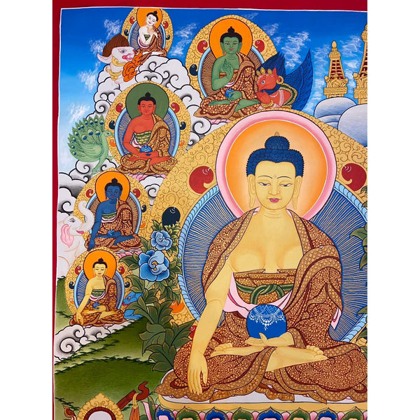 Shakyamuni Buddha Thangka - Art Of Tibet