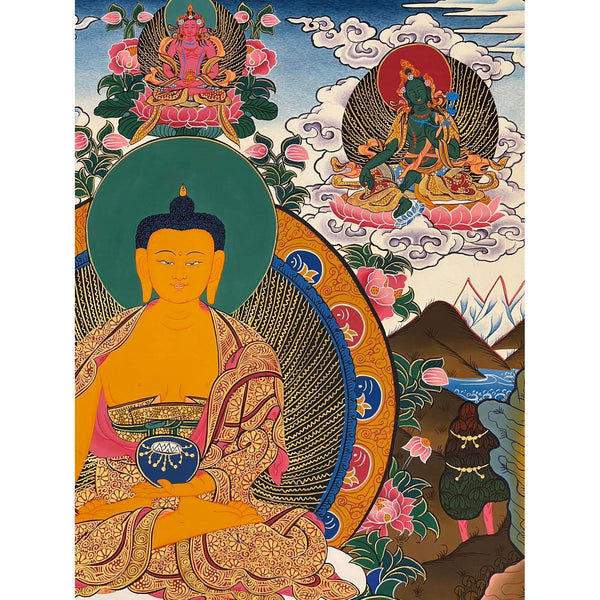 Shakyamuni Buddha Thangka - Art Of Tibet