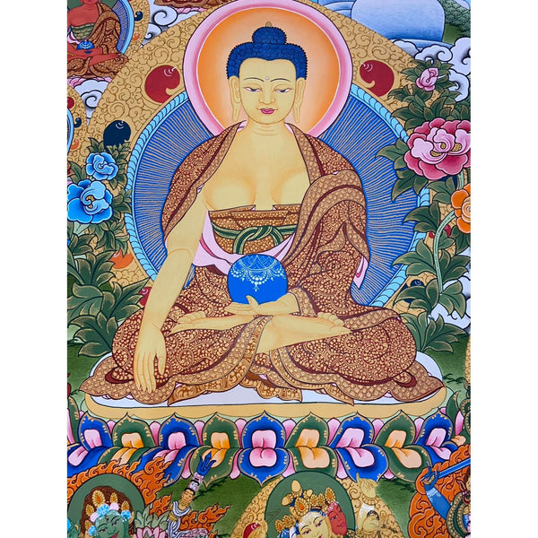 Shakyamuni Buddha Thangka - Art Of Tibet