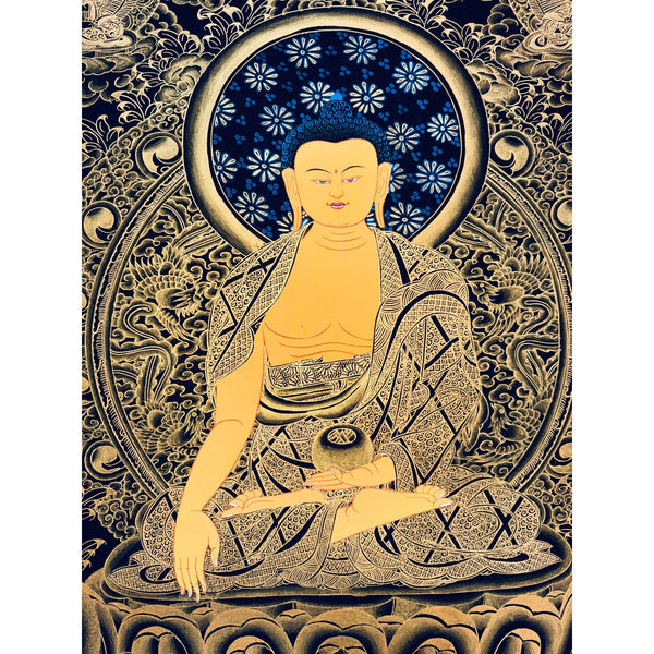 Shakyamuni Buddha Thangka - Art Of Tibet