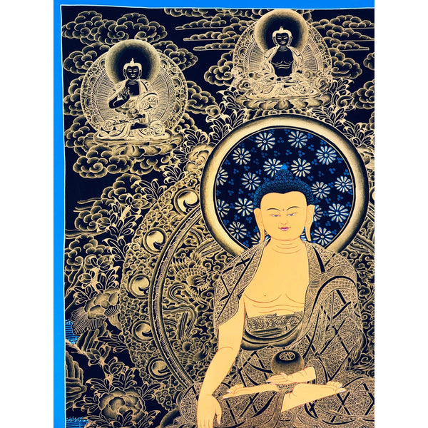 Shakyamuni Buddha Thangka - Art Of Tibet