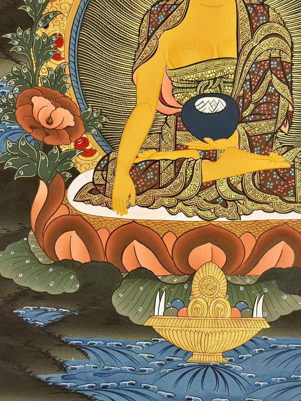 Shakyamuni Buddha Thangka - Art Of Tibet
