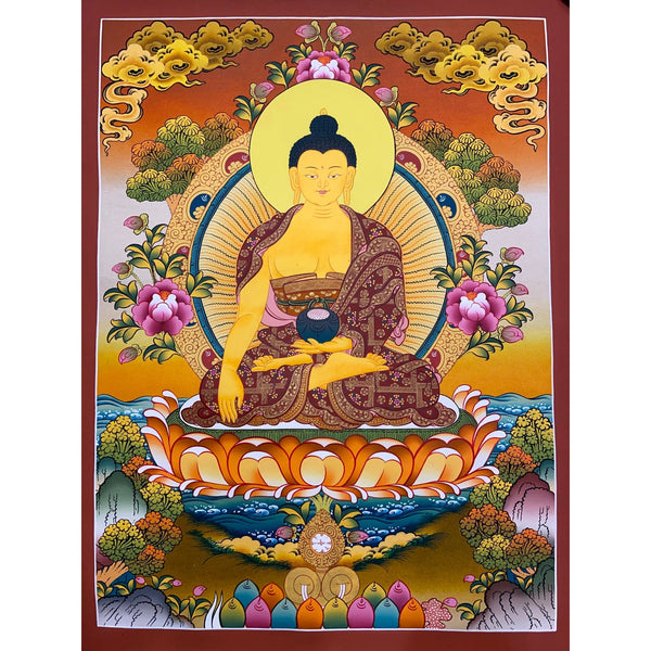 Shakyamuni Buddha Thangka - Art Of Tibet