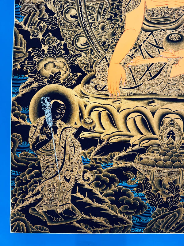 Shakyamuni Buddha Thangka - Art Of Tibet