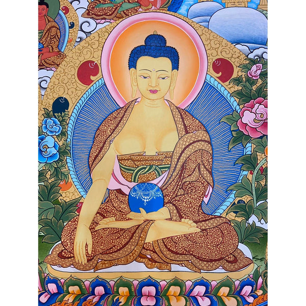 Shakyamuni Buddha Thangka - Art Of Tibet