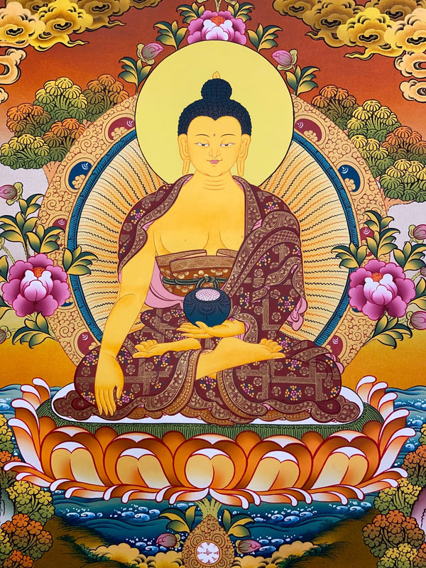 Shakyamuni Buddha Thangka - Art Of Tibet