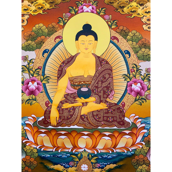 Shakyamuni Buddha Thangka - Art Of Tibet