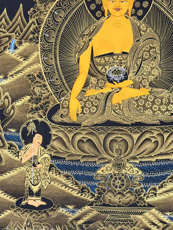 Shakyamuni Buddha Thangka - Art Of Tibet