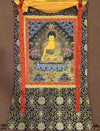 Shakyamuni Buddha Thangka - Silk Framed - Art Of Tibet