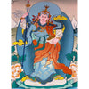 Standing Guru Rinpoche Padmasambhava Thangka - Art Of Tibet