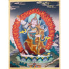 Standing Guru Rinpoche Padmasambhava Thangka - Art Of Tibet