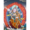 Standing Guru Rinpoche Padmasambhava Thangka - Art Of Tibet