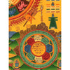 Tibetan Astrology Thangka - Art Of Tibet