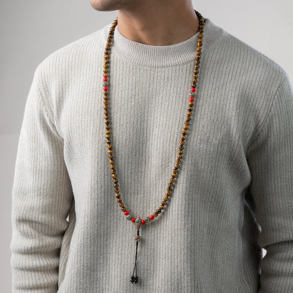 Tiger Eye Mala - Art Of Tibet