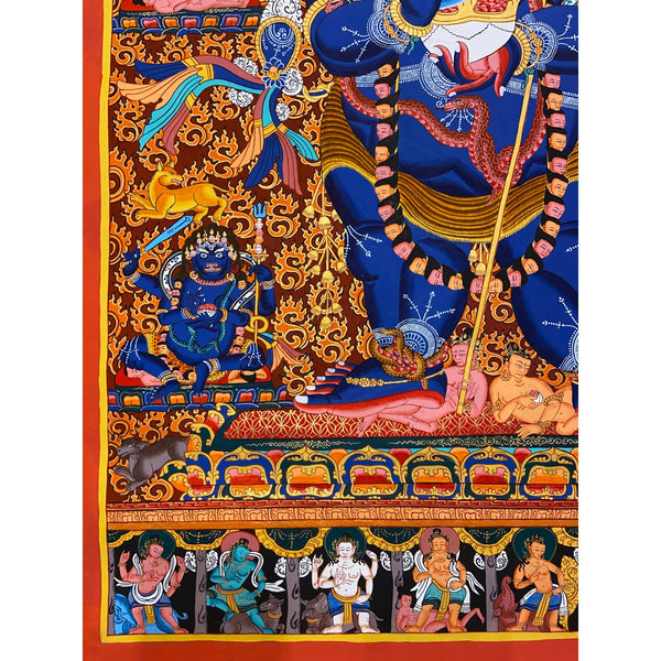 Two Arm Mahakala Thangka - Art Of Tibet