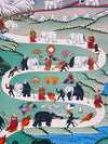 Way To Heaven Thangka - Art Of Tibet