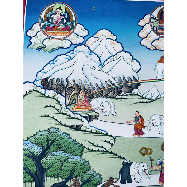 Way To Heaven Thangka - Art Of Tibet