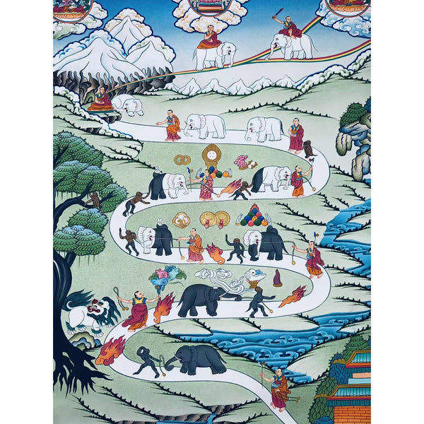 Way To Heaven Thangka - Art Of Tibet