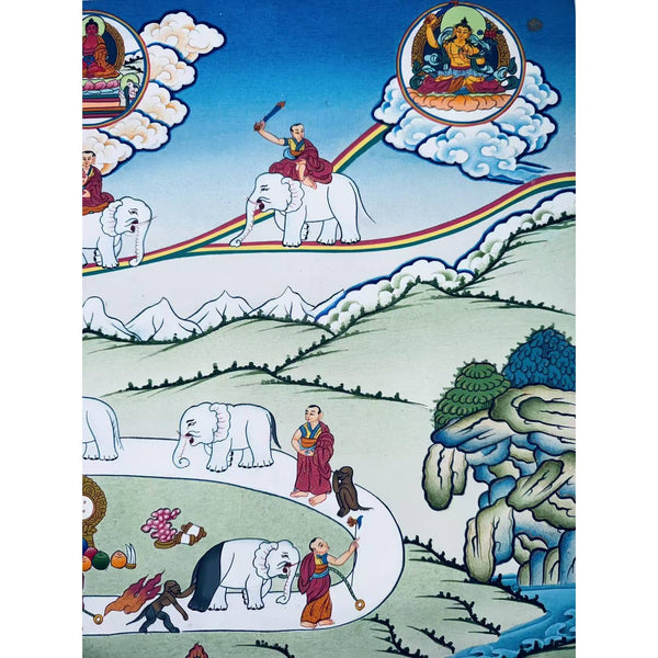 Way To Heaven Thangka - Art Of Tibet