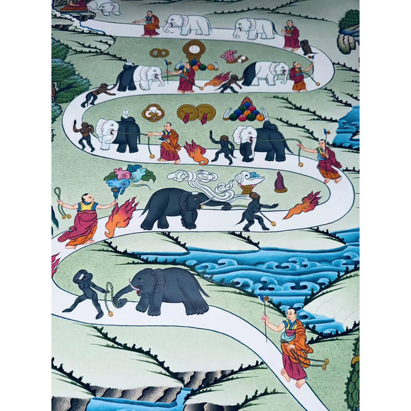 Way To Heaven Thangka - Art Of Tibet