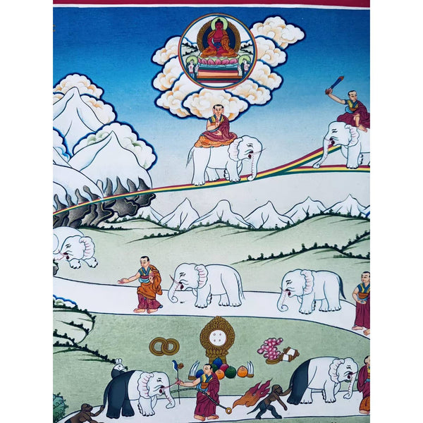 Way To Heaven Thangka - Art Of Tibet