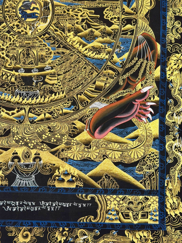 Wheel Of Life Masterpiece Thangka - Art Of Tibet