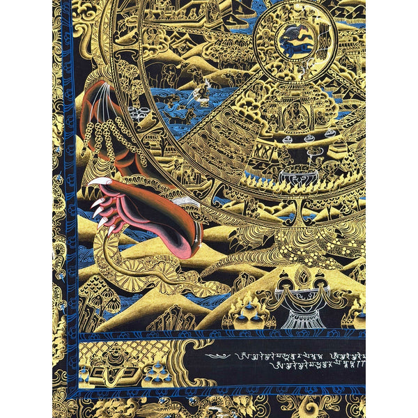 Wheel Of Life Masterpiece Thangka - Art Of Tibet