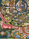 Wheel Of Life Masterpiece Thangka - Art Of Tibet