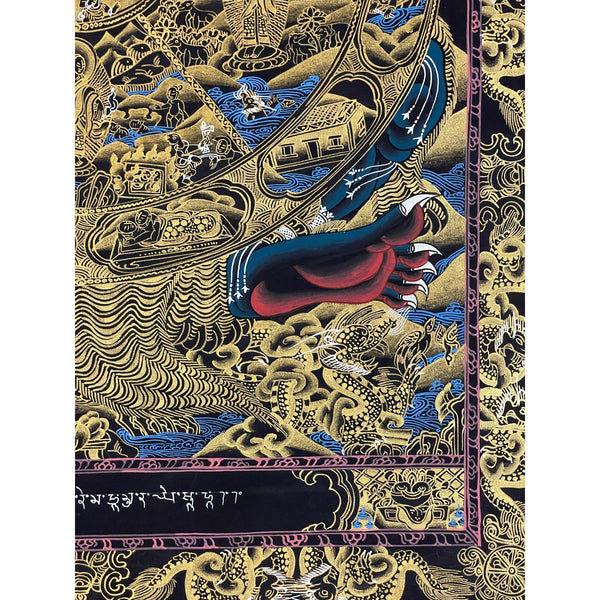 Wheel Of Life Masterpiece Thangka - Art Of Tibet