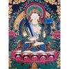White Manjushri Thangka - Art Of Tibet
