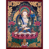 White Manjushri Thangka - Art Of Tibet