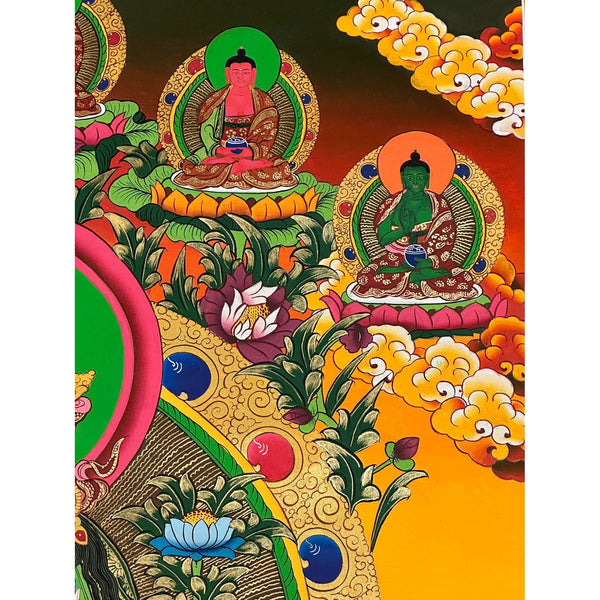 White Tara Thangka - Art Of Tibet