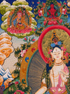 White Tara Thangka - Art Of Tibet