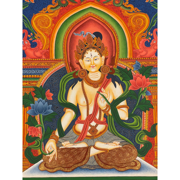 White Tara Thangka - Art Of Tibet