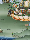 White Tara Thangka - Art Of Tibet