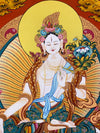 White Tara Thangka - Art Of Tibet