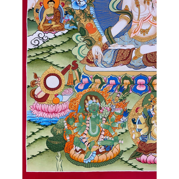White Tara Thangka - Art Of Tibet