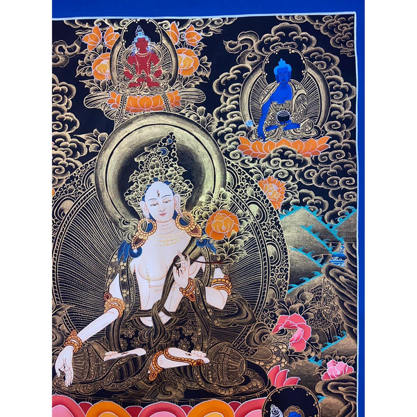 White Tara Thangka - Art Of Tibet