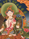 White Tara Thangka - Art Of Tibet