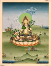White Tara Thangka - Art Of Tibet