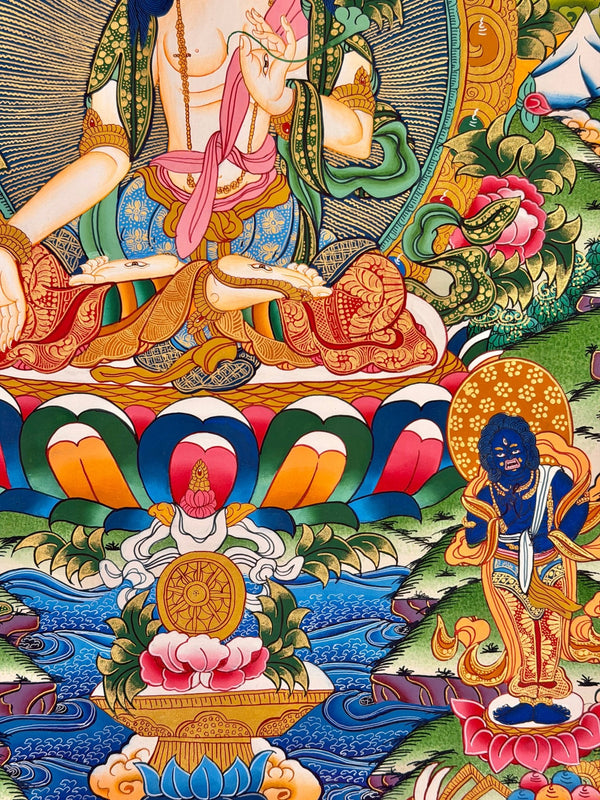 White Tara Thangka - Art Of Tibet