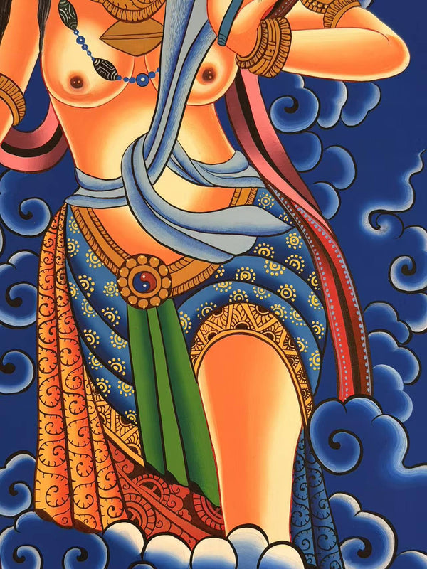 White Tara Thangka - Art Of Tibet