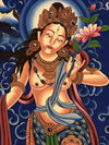 White Tara Thangka - Art Of Tibet