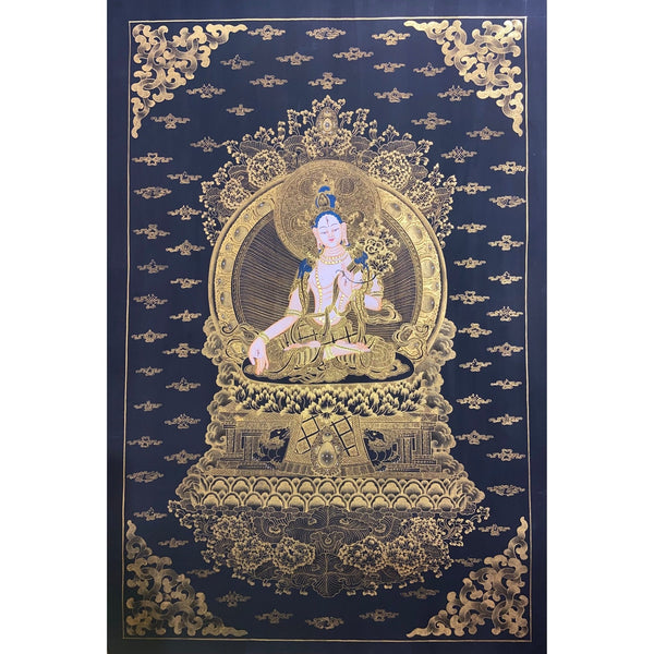 White Tara Thangka - Art Of Tibet