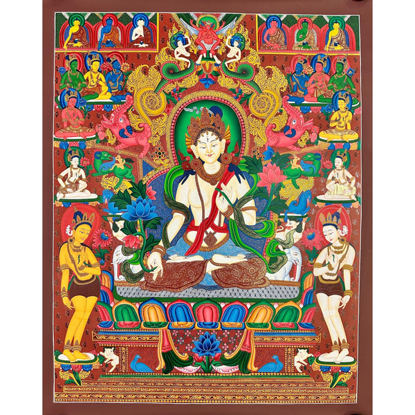 White Tara Thangka - Art Of Tibet
