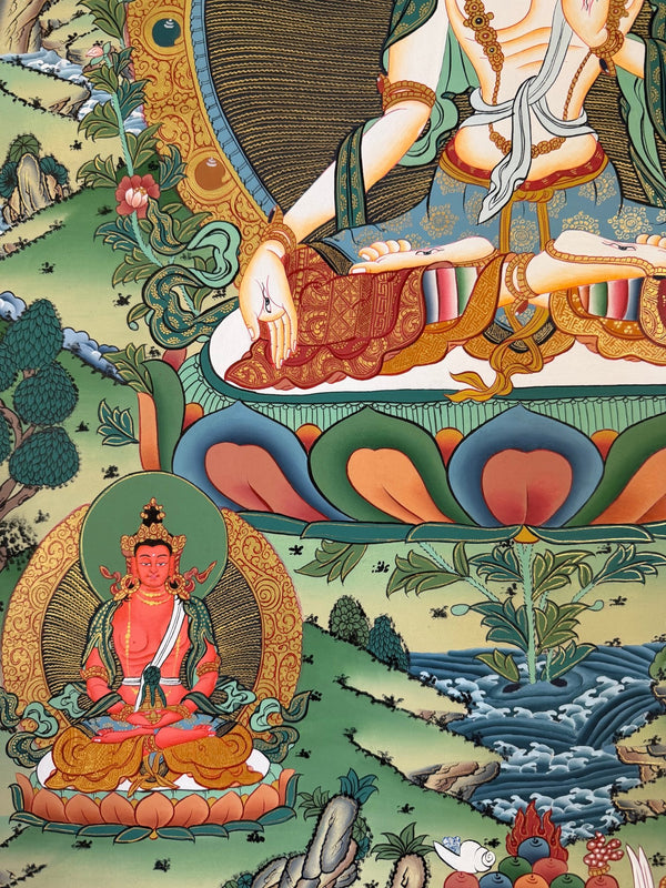White Tara Thangka - Art Of Tibet