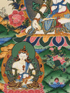 White Tara Thangka - Art Of Tibet